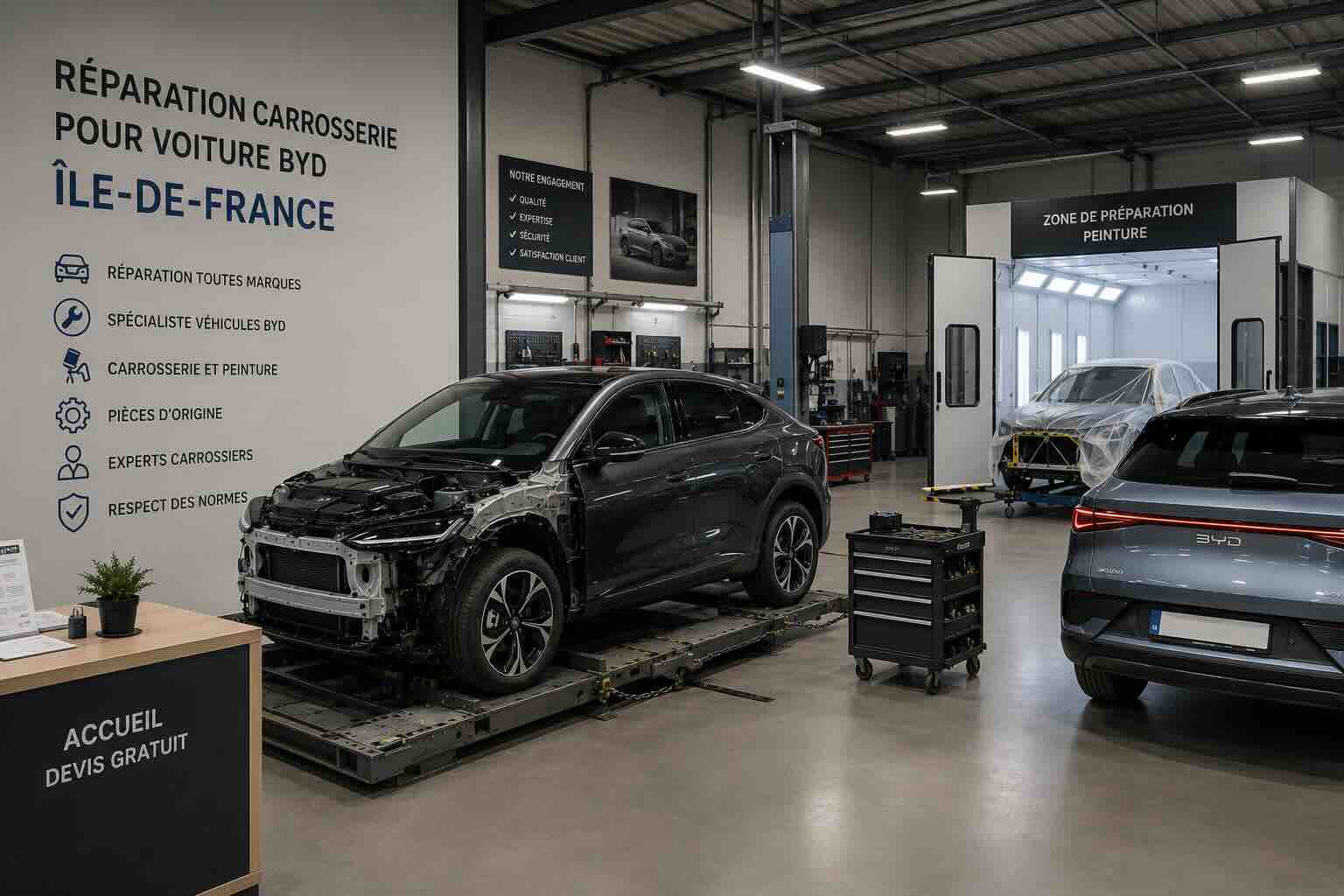 carrosserie auto pas cher - atelier peinture